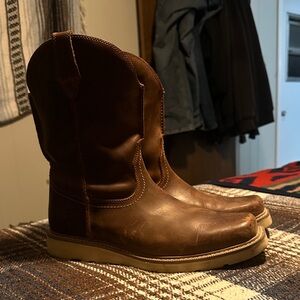 Men's Brown Leather Boots